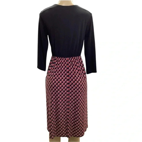 Robbie Bee Size Small 3/4 Sleeve Elastic Waist Side Knot Dress. New With Tags - Picture 3 of 8